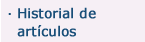 Historial de articulos