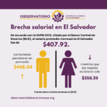 Brecha salaria en El Salvador